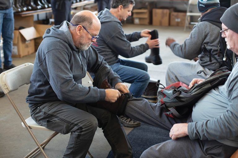 Homeless Find Warmth at ‘Hearts to Soles’