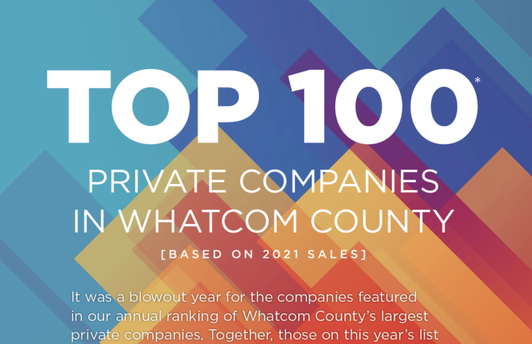 Annual TOP 100 Private Companies in Whatcom County